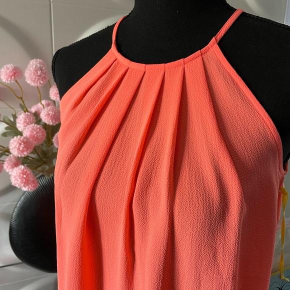 CeCe Women's Textured Coral Tank Top Size XXS New with Tag - Picture 2 of 8